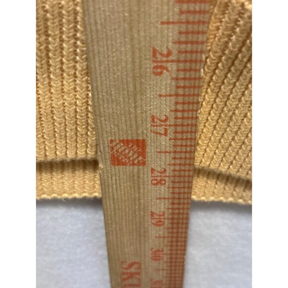 Vineyard Vines XL Yellow Half-Zip Sweater By Shep & Ian 100% Cotton Ribbed Colla - Picture 7 of 13